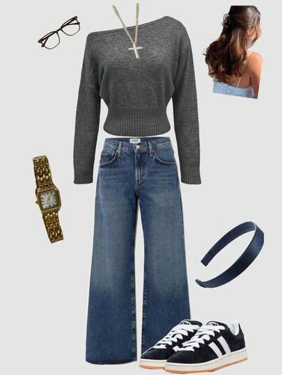 Sexy Off-Shoulder Off Shoulder Knit Sweater, Comfortable & Elegant, Suitable For Dating, Casual Gatherings, And Travel In Autumn/Winter