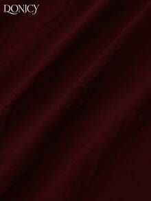 DONICY Quần nữ ống đứng xếp ly cạp cao màu trơn, mềm mại và thoải mái, thời trang, đa năng, thanh lịch, phù hợp cho sinh hoạt hàng ngày, hẹn hò, tiệc tùng, ngày Valentine, lễ hội, công sở. - Màu Đỏ Sâu - Xem 7