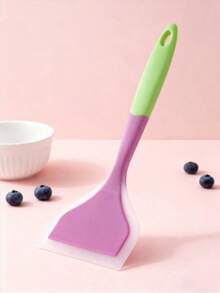 Household High Temperature Resistant Colorful Silicone Spatula Non-Stick Baking Cooking Tools Dishwasher Kitchen Supplies For Friends And Mothers 1pcs Random Color - 1 chiếc màu ngẫu nhiên - Xem 9