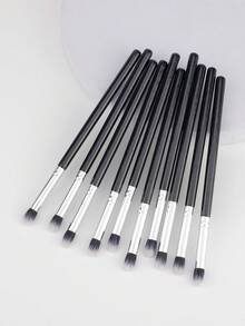 High-Quality Art Brush Set, Ideal For Miniature Model Detailing; Eyelash Extension Cleaning Brush; Eyelash Bathing Brush; Eyelash Shampoo Cleaning Brush; Eyelash Cleaning Kit; Eyelash Extension Gift; Eyebrow Brush; Eyeshadow Brush; Makeup Brushes - Black - View 7