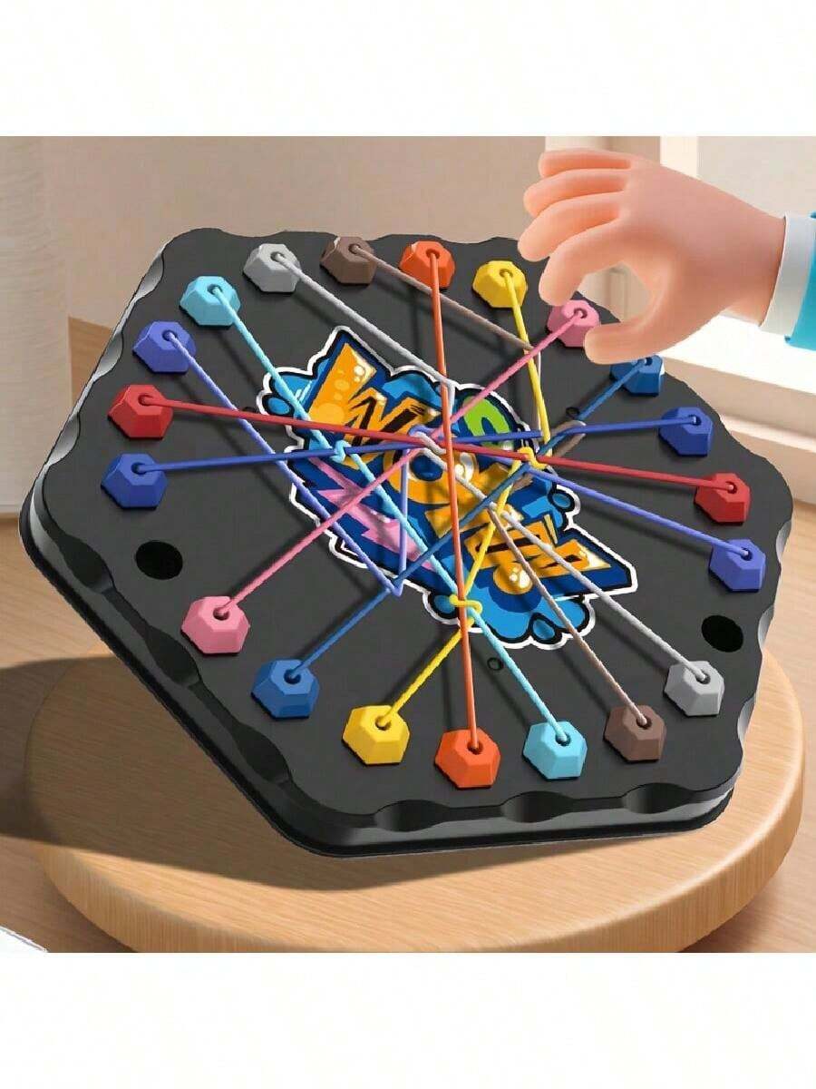 Children's Intellectual Untying Chess Board Challenge Toy, Memory Maze Game, Interactive Family Entertainment, Holiday Gift