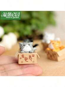 Cute Kitten Figurine, Decorative Accessory For Cross-Border Pet Lovers - Multicolor - View 7