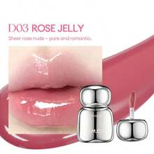 J.M.C.Y 透明唇彩，保湿，不晕染，镜面般光泽唇釉，唇部精华，学生唇膏 - D03 ROSEJELLY - 查看 9