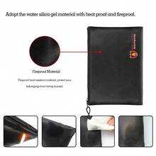 Multi-Functional Fire-Resistant Card Holder, Important Document Protective Bag, Emergency File Protection Device, Fire-Resistant Material Storage Bag, Moisture-Proof And Mildew-Proof Document Bag, Fire-Resistant Safety Storage Bag, Certificate And Ticket Protective Pouch, Fire-Resistant And Waterproof Storage Device, Emergency Disaster-Prevention Document Bag, Important Information Protective Bag, Fire-Resistant Insurance Document Bag, Safety Storage And Organization Pouch - Multicolor - View 4