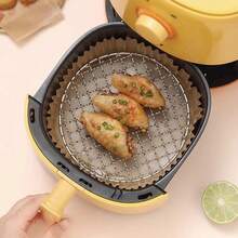 圆形空气炸锅架 可堆叠不锈钢网格烧烤网 带脚冷却架 蒸汽烘焙架 适用于家用厨房烤箱蒸锅 - 彩色 - 查看 8