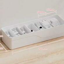 1pc Desktop Cable Management Organizer, Charging Cord Holder, Charger Adapter Tidy Box