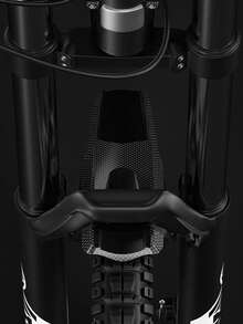 SHIZIWANGRI أجنحة دراجة هوائية من شيزيوانغري، أجنحة دراجة جبلية وطريق، أجنحة أمامية/خلفية للدراجة الجبلية، أجنحة بشكل جناح، قطعة واحدة، إكسسوارات الدراجة - الأسود - مشاهدة 6