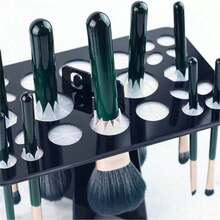 Acrylic Makeup Brush Drying Rack & Storage Box,Room Decor - Multicolor - View 5