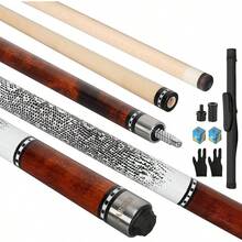 GARSEN Pool Cue Stick 58 Inch 18 Oz 19 Oz 20 Oz 21 Oz Billiard House Bar Pool Stick - 楓棕色 - 查看 13