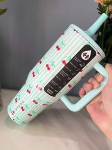 40 Oz  Outdoor Sports Water Cup Water Bottle Stainless Steel Vacuumhydrojug Insulated Cup With Lid And Straw Suitable For Water, Iced Tea Or Coffee. New Product - 彩色 - 查看 7