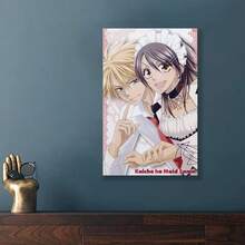 Framed 1pc  Maid Sama! Anime Poster Canvas Wall Art -  Vibrant High-Quality Canvas Print, Indoor Room Decor For Anime Fans, Perfect Gift For Anime Lovers, Anime Wall Art, Vibrant Illustration, Detailed Artwork, 2D Flat, Perfect For Room Decor - 框架 - 查看 4