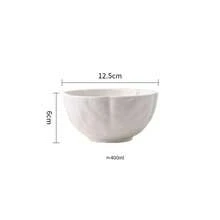 高品质黑白陶瓷碗，创意碗，适用于家庭和商业用途 - 圖片色 - 查看 3