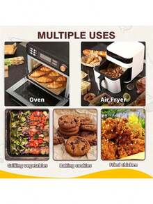 1 Roll Unbleached Baking Parchment Paper - Non-Stick Silicone Baking Paper, Suitable For Cooking, Grilling, Roasting, Air Fryer And Steaming - Bulk Pack, Ideal For Home And Commercial Kitchens, Non-Stick Baking Paper, Essential Kitchen Accessory, Kitchen Gadget. - Multicolor - View 11