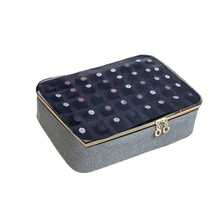 Nail Polish Storage Bag, Travel Nail Polish Organizer, Portable Handheld Cosmetic Organizer, Multi-Functional Gel Nail Polish Organizer, With Removable Dividers, Holds 40 Bottles, Ideal For Nail Polish, Essential Oils, Rhinestones Storage.(Bag Only) Makeup Bag Make Up Bag Makeup Pouch Cosmetic Bag Toiletry Bag Wash Bag Travel Essential Cruise Essentials Vacation Essentials For Men Women