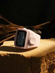 1pc/6pcs/8pcs Mini Cute Finger Ring Counter, Portable Hand Press Electronic Display Counter, Silent Manual Multi-Channel Counter, Durable - Multicolor - View 6