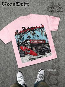 Women T-Shirts - 淺粉色 - 查看 2