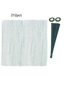 322件装闪光发根清洁刷，激光发根清洁刷，圣诞主题，闪亮雪尼尔纤维发根清洁刷，圣诞工艺发根清洁刷，适用于DIY工艺和清洁 - 彩色 - 查看 16