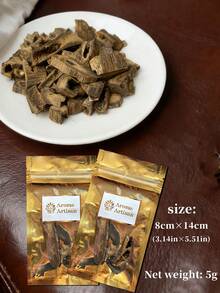 5克，高油沉香，天然沉香，独特持久的香味，适合焚香，纯天然无添加剂，油润饱满，香气浓郁，优质沉香，适用于电子香，阻燃，适合室内空气清新、助眠、放松、集中注意力、瑜伽、招待客人和馈赠。 - 高油沉香木 - 查看 10