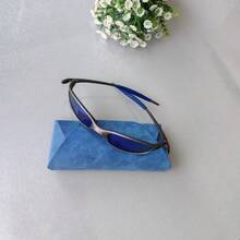 Colorful Sunglasses, Juliete-M Fashion, All-Match Unisex, Metal Temples, Plastic Frame. - Dark Blue - View 3