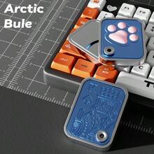 减压机械推卡玩具，扑克牌拍击硬币吊坠，猫爪机械推卡减压玩具，手指旋转卡陀螺减压玩具，手指陀螺减压玩具，手推拍击扑克牌玩具吊坠，成人减压推币玩具，滑动扑克牌推压减压吊坠玩具，适合缓解焦虑，酷炫小工具，适合成人和青少年，感官玩具，生日礼物，返校礼物 - 彩色 - 查看 12