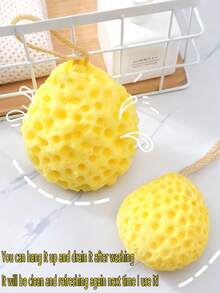 Honeycomb Sponge Bathing Ball Ultra-Soft Bath Ball Does Not Fall Apart, Durable, Enlarged Bath Rub, Bathing Artifact - Multicolor - View 6