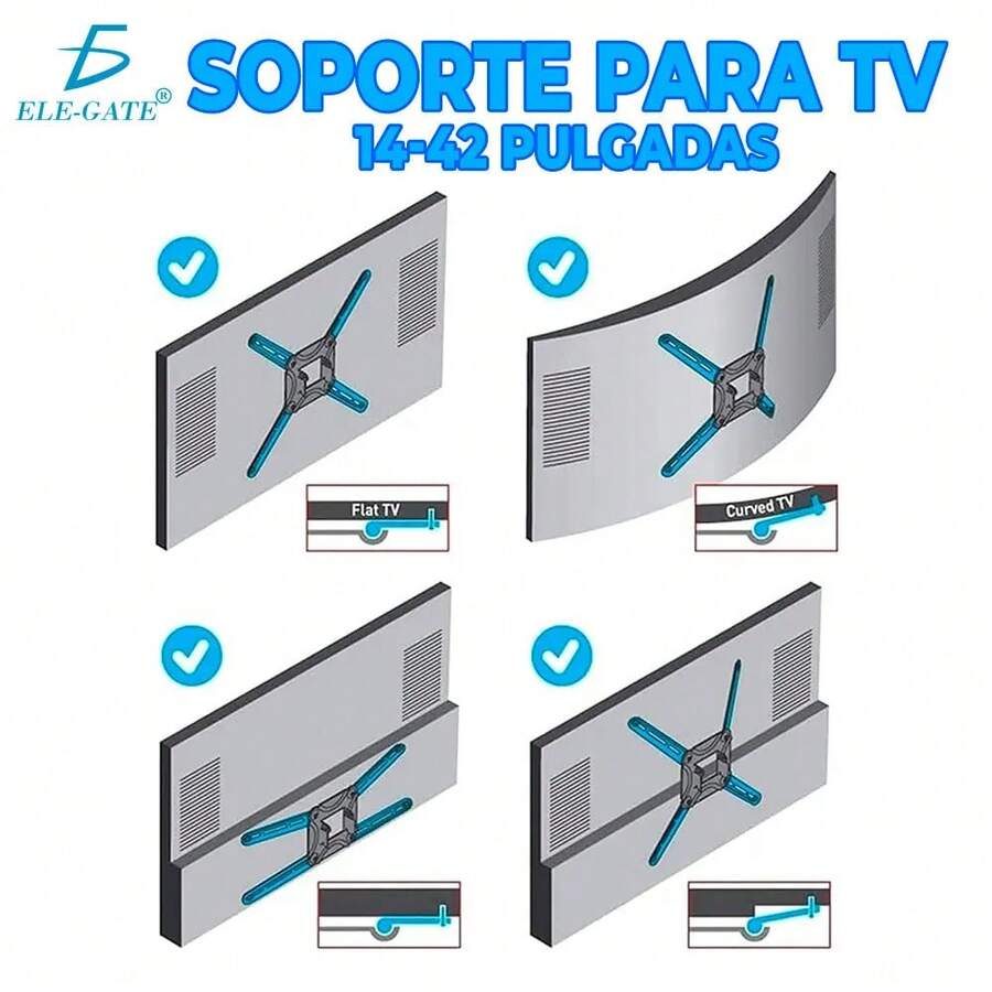 Soporte de TV Pantalla de Monitor de 14 a 42 Pulgadas - 1 - Ver 1