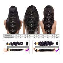 Burmese Curly Human Hair Bundles 14 16 18 20Inch Curly Bundles Unprocessed Burmese Raw Hair Extension Real Human Hair Natural Color Human Hair Weft Extensions Virgin Hair Kinky Curly Bundles Water Wave Human Hair Bundles For Women - Natural Black - View 9
