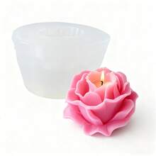 1/2pcs Resin Silicone Mold - 3D Elegant Rose Silicone Mold - Reusable And Flexible For Making Candles, Resin Art, Handmade Soaps, And Terracotta. Beautiful Petal Designs, Home Decor, Valentine's Day Gifts, Floral Arrangements, And Perfect For Craft Enthusiasts.