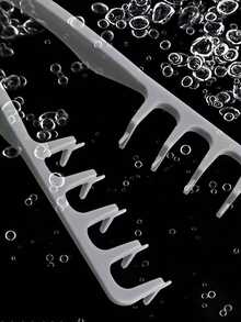 This Wide-Tooth Comb Is Suitable For Both Men And Women. It Can Brush And Fluff The Hair. The ABS Plastic Textured Handle Is Suitable For All Hair Types. Specially Designed For Styling, It Is Very Suitable For Use In The Bathroom, Scalp Massage, Back-To-School Season, Travel, And Daily Life. It Is Also An Excellent Holiday Gift For Family And Friends. - Multicolor - View 6