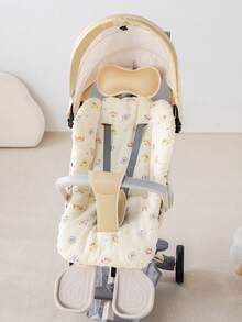 1pc Thickened Warm Baby Stroller Pad, Soft Fleece Stroller Cushion For Outdoor Walks, Suitable For Autumn/Winter