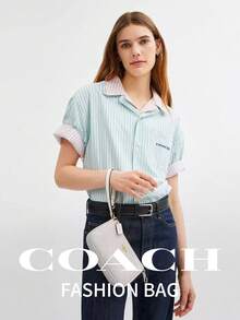 Coach Nolita 19 Hobo Tote Handbag For Women Stylish Shoulder Bags Mini Clutch Purse Zipper Pouch - White - View 2