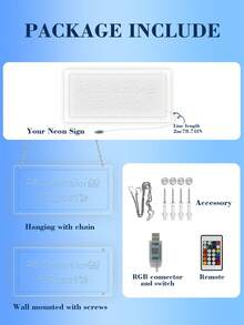 Anpassade neonskyltar, anpassad RGB färgglad regnbågsneonbelysning, personliga väggbonader, nagelkonstdisplayer, rumsdekor, sovrumsaccenter, festlig julneonbelysning, LED-belyst skyltning, välkomstdisplayer, juldekorationer för hemmet med neonaccenter. - RGB sidoljus - Visa 11