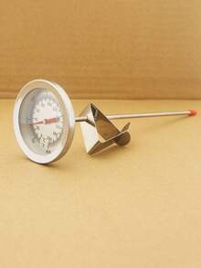 1pc Candy/Deep Fry Thermometer With Instant Read,Kitchen Thermometer,Dial Thermometer,Oil Temperature Gauge,Oil Temperature Gauge,Stainless Steel Stem Meat Cooking Thermometer
