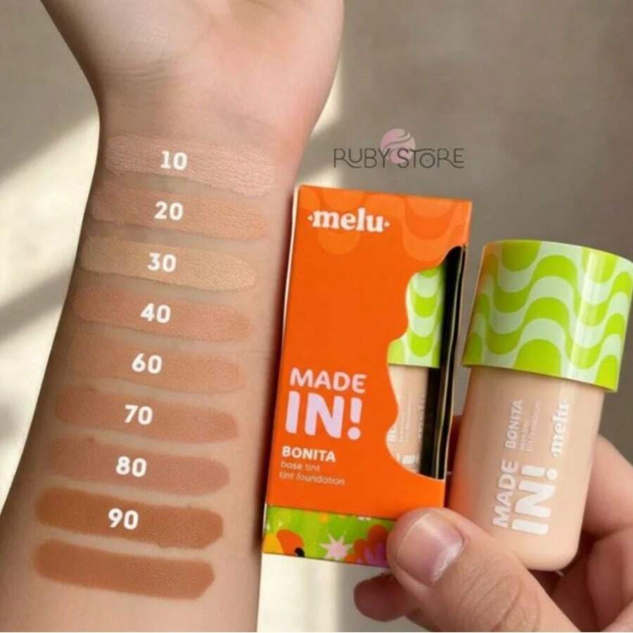 Beautiful Tint Foundation Made In! - Melu - 顏色 80 - 查看 1
