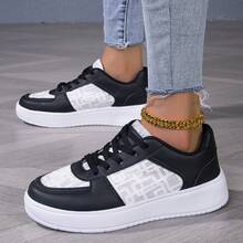 Fashion Outdoor Wear Streetstyle Shoes Summer Outfit Birthday Gift Holiday Gift Mix Color Campus Popular Style - Sợi trắng đen - Xem 9