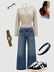 Suéter de punto sexy con hombros descubiertos, cómodo y elegante, adecuado para citas, reuniones casuales y viajes en otoño/invierno