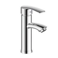 Stainless Steel Single Hole Bathroom Sink Faucet, Hot And Cold Water Tap For Vessel Sink Bathroom Accessories Bathroom Tools - Silver - View 5