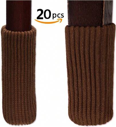 20 Pcs Knitting Wool Furniture Socks Chair Leg Socks Furniture Sliders That Protect Hardwood Floors From Scratches Socks Gifts