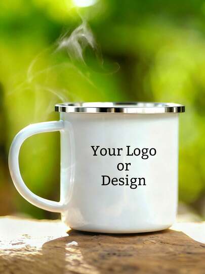 1pc 350ml Personalized Custom Ceramic Mug, Enamel Cup Can Be Customized With Name/Picture, DIY Water Cup For Juice, Milk, Iced Coffee - Gift For Friends, Parents, Classmates, Holiday Decoration Easy To Clean, Exquisite, High-Quality Custom, Personalized, Unique Ideal Gifts For Her Her, Boyfriend, Girlfriend, Dad, Mom, Family, Friends, Son, Daughter, School Students