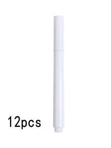 3 件/5 件/12 件白色液体粉笔可擦笔记号笔适用于玻璃窗电子黑板黑板窗返校