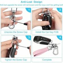 Keyrings & Keychains - Universal + Light Pink - View 4