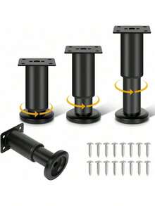 适用于橱柜和电视柜的多功能可调节支腿：提升家具的稳定性和美观度