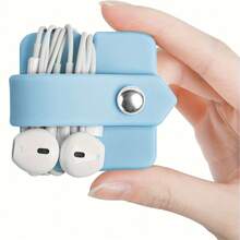 1pc Headphone Cable Organizer, Headphone Stand, Headphone Cable Winder, Headphone Cable Manager, Christmas Gift - Multicolor - View 8