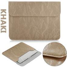 13.3 Inch Laptop Sleeve, 13-13.3 Inch Shock-Resistant Laptop Inner Bag, Compatible With Macbook 13 Air 13 13.6 M4 M3 M2 M1/Pro 13/Pro 14, HP, Asus, Lightweight Carrying Laptop Bag, Envelope-Style PU Leather Business Briefcase, 12.9 Inch Tablet Bag, Unisex - Multicolor - View 18