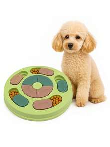 Puzzle Interactive Slow Feeder For Anxious Dogs - Green - View 1