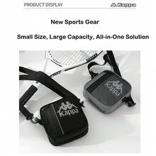 Kappa Geantă de umăr sport ușoară K0CY8BX99L, durabilă și rezistentă la rupere, depozitare cu mai multe compartimente, bretele ergonomice, potrivită atât pentru sport, cât și pentru naveta.