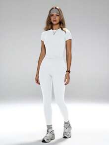 FWH #Todo-Combinable Todo-Estación# Camisa de Estilo Versátil Moldeadora, Estilizadora y Favorecedora en Blanco - Blanco - Ver 7