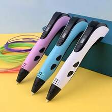 3D Printing Pen, DIY Art Materials, 3D Creations, Graffiti Painting, Printing Pen Consumable Set (Some Styles Random) - Multicolor - View 9