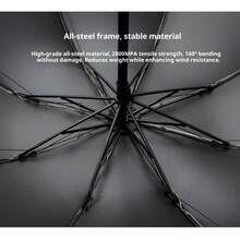 Zweischichtiger Spitzen-Prinzessinnen-Regenschirm - Stickerei-Design + UV-Schutz-Schwarzbeschichtung, 3-fach kompakt für Sonne & Regen, ideal für Damen - Violett - Übersicht 8