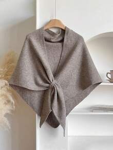 1条纯色加厚超大围巾，时尚百搭，适合秋冬季节，保暖防风三角披肩，日常、校园、通勤、春夏休闲、晚宴、母亲节、结婚纪念日、生日礼物、户外活动等场合，优雅高端女士配饰。 - 彩色 - 查看 19